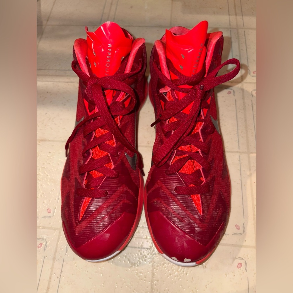 Nike Lunarlon Hyperquickness Red High-Top